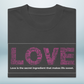 POPIWA QUEENS - Oversized Faded T-shirt Love Graphic